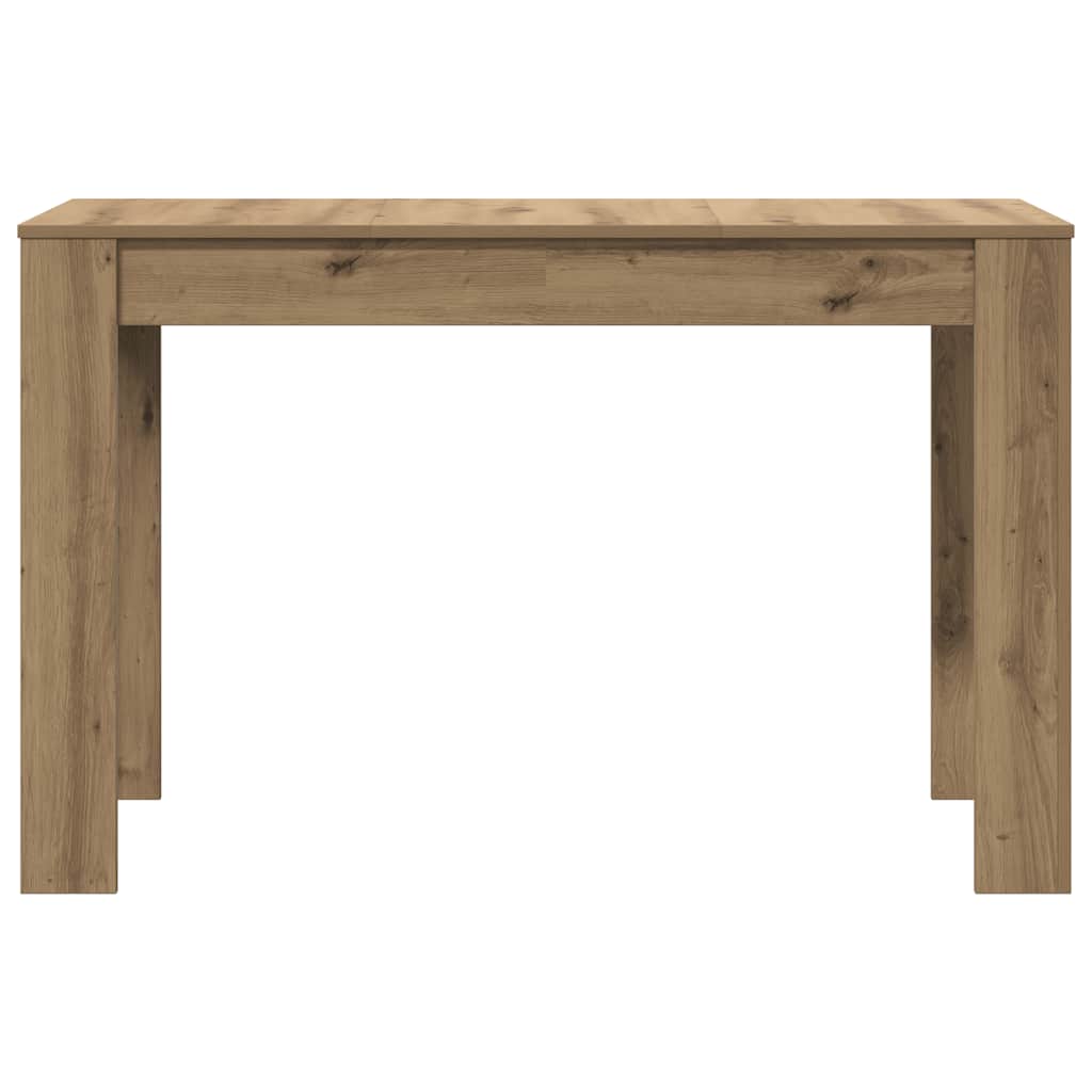 Dining Table Artisan Oak 120x60x76 cm Engineered Wood